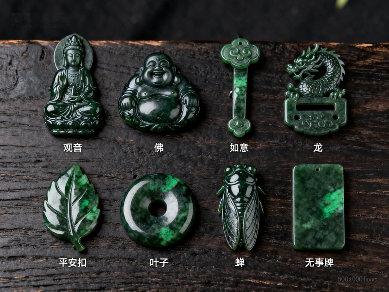 墨翠吊坠图片大全 + 寓意 + 选购